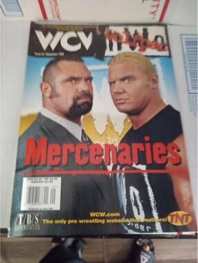 WCW Magazine September 1998, Curt Hennig, Rick Rude, WWE, AEW, WWF, ECW Cb 52